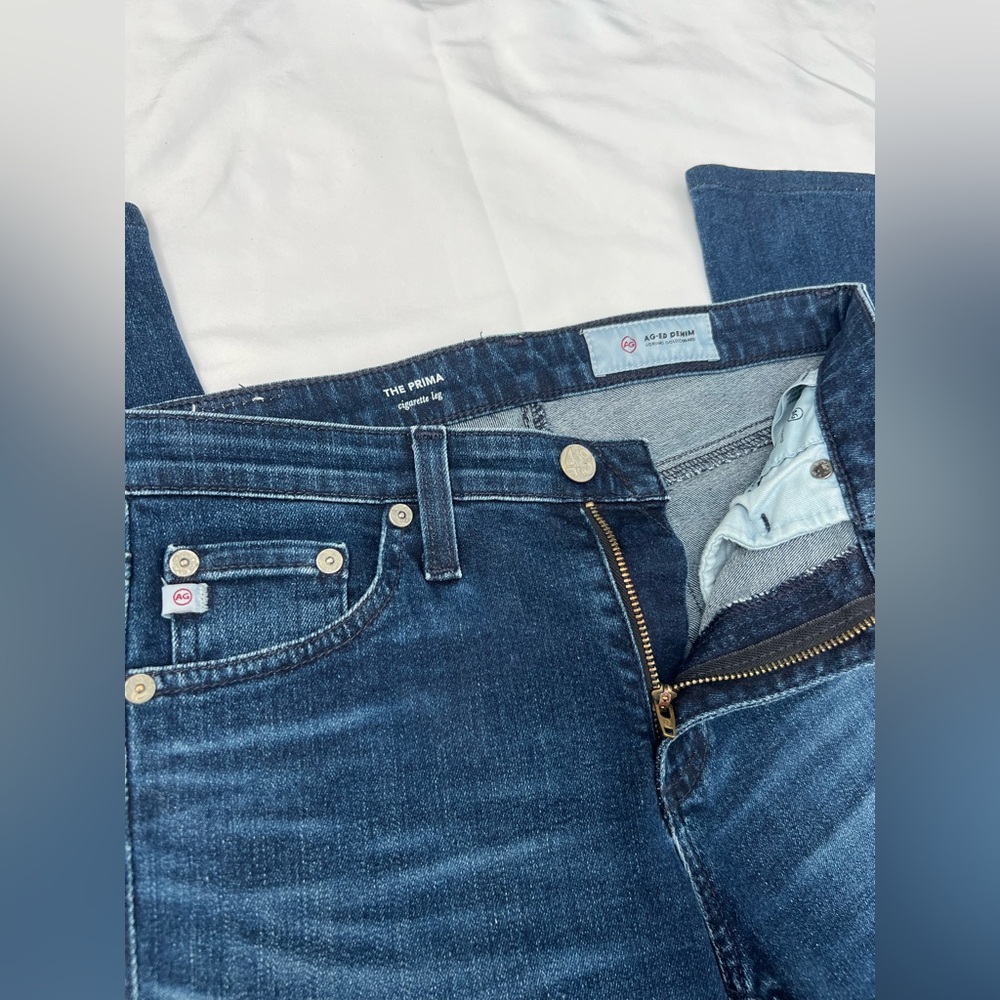 AG Adriano Goldschmied The Prima Cigarette Leg AG-ED Denim Jeans Women’s 26R - Picture 6 of 15